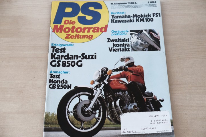 Deckblatt PS Sport Motorrad (09/1979)